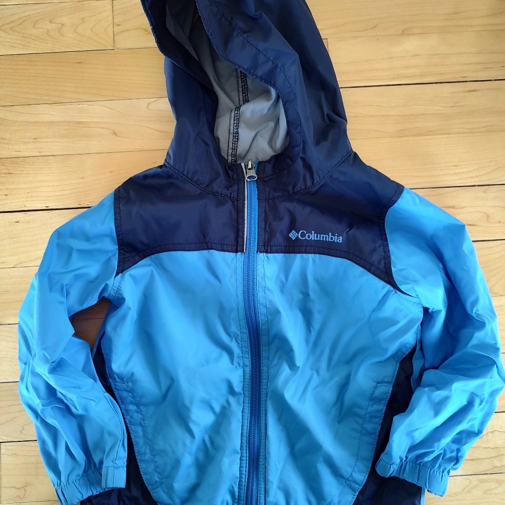 Kids Columbia Raincoat Rainjacket Sz 4T